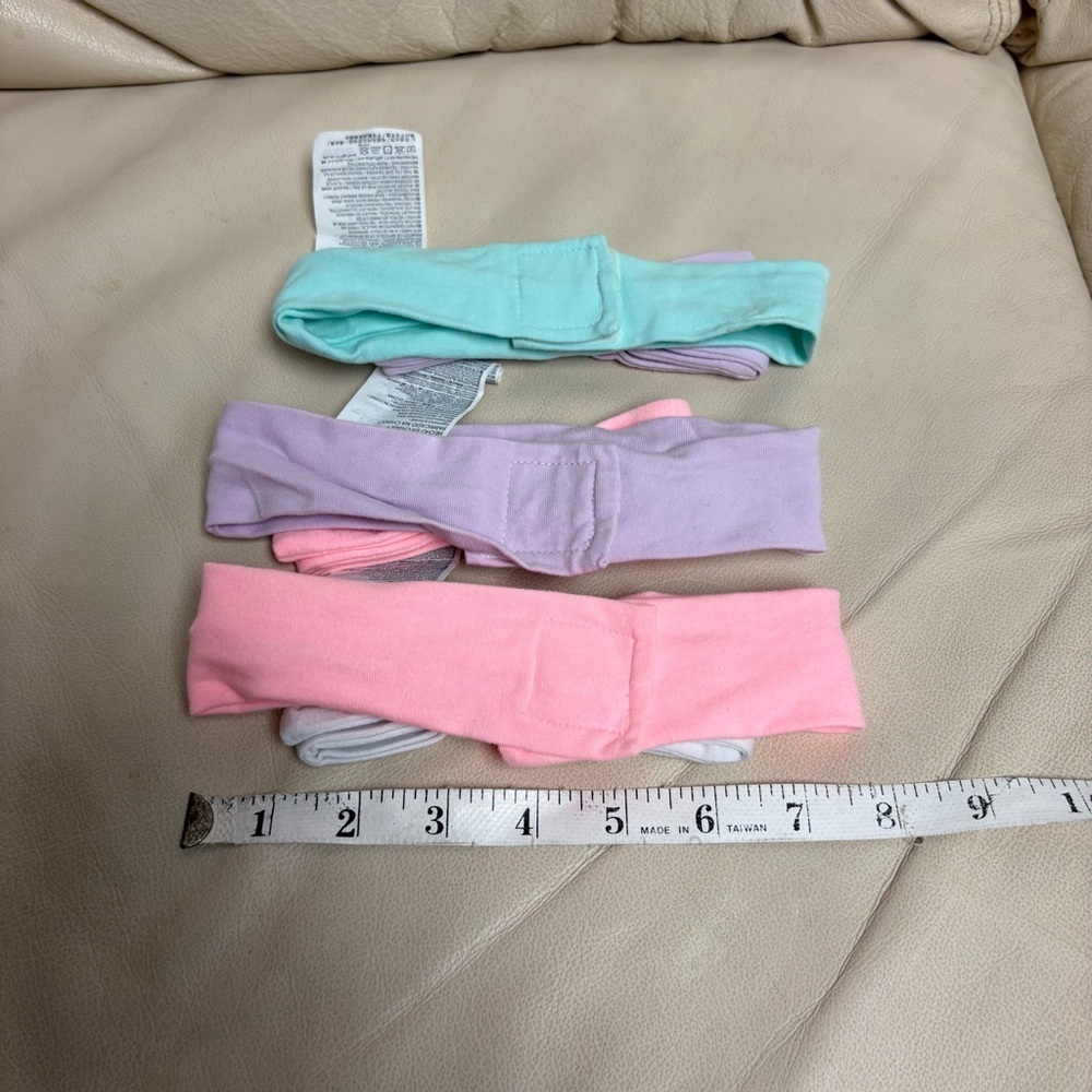 NIKE Set of 3 Baby Girl Create Bow Headband 0-6 Months Color Doll - Picture 5 of 11
